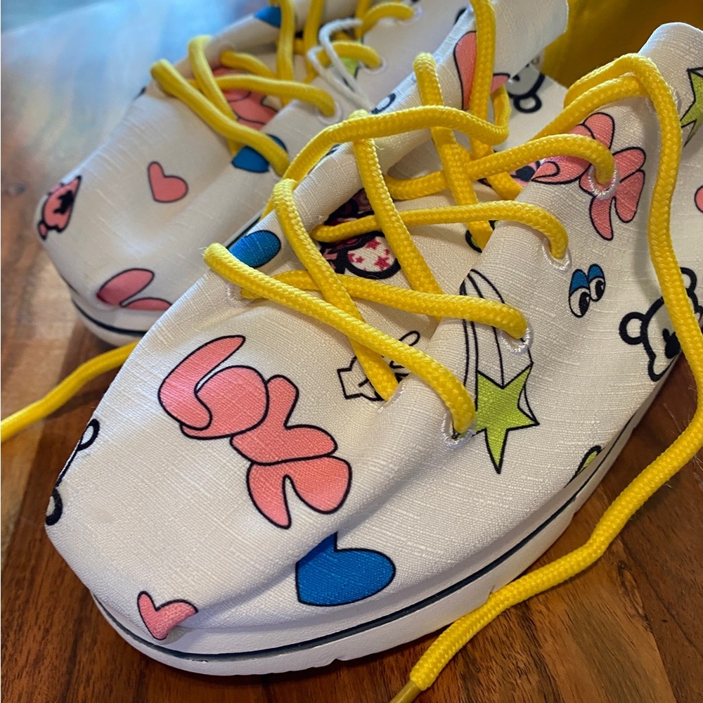 Y2K fashion sneakers from Italy yellow - Picture 3 of 13